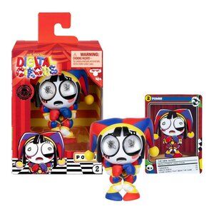 Amazing Digital Circus Pomni 4" Vinyl Figure With Jittery Eyes & Collector Card
